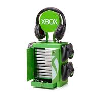 Numskull Taquilla y Soporte de Almacenamiento Oficial Xbox Series X, Capacidad para 10 Juegos/DVDs, 4 Mandos, Auriculares y Accesorios, Organizador Compacto y Resistente, Merchandising Oficial de Xbox