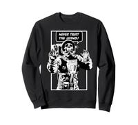 Nunca confíes en el Astronauta de The Living Dead Goth Skull Sudadera