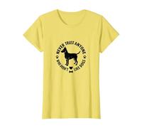 Nunca confíes en Nadie a quien no le gusten los Perros y Mascotas Camiseta, Mujer, Limón, S
