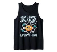 Nunca confíes en un átomo Que Diga Física Ciencia Química Átomo Ne Camiseta sin Mangas