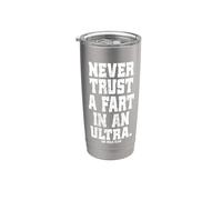 Nunca confíes en un pedo en un Ultra 100 millas Ultra Trail Running Vaso térmico de acero inoxidable de doble pared