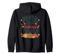 Nunca Dejes de Dar Gracias Autumn Vibe Sudadera con Capucha