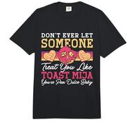 Nunca Dejes Que Alguien te trate Conchas de Pan Dulce Mexicano Comfort Colors Adult Heavyweight T-Shirt