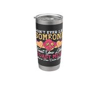 Nunca dejes que alguien te trate conchas de pan dulce mexicano Vaso térmico de acero inoxidable de doble pared