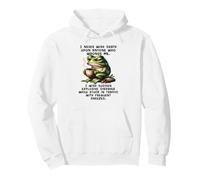 Nunca Deseo la Muerte a Nadie Que me Haga daño Rana Sudadera con Capucha