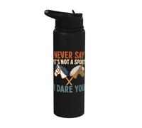 Nunca digas que no es un deporte. Te reto a jugar a la equitación como pasatiempo Stainless Steel Insulated Water Bottle