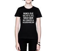 Nunca Dije Que Soy El Jefe Solo Que No Negro Mujer Camiseta Black Women's T-Shirt tee