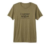 Nunca discuto Solo explico por qué Tengo razón! Idea sarcástica Camiseta Premium