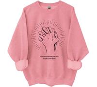 Nunca Duvide Do Que Uma Oração Pode Fazer Sudadera, Nunca Duvide Do Que Uma Oração Pode Fazer Camisas Mujer Hombre, rosa, S
