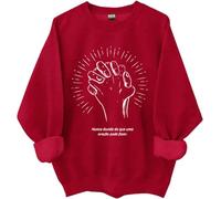 Nunca Duvide Do Que Uma Oração Pode Fazer Sudadera, Nunca Duvide Do Que Uma Oração Pode Fazer Camisas Mujer Hombre, Burdeos, 3XL