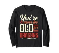 Nunca eres demasiado viejo para dragones Bestia Mito Dragón Manga Larga