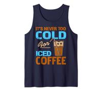 Nunca Es Demasiado Frío para Café Helado Camiseta sin Mangas