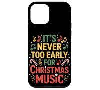 Nunca es demasiado temprano para Navidad Música Navidad Carcasa para iPhone 12 mini