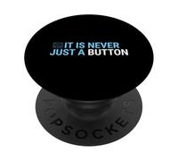 Nunca es Solo un botón Frontend UI Developer Coding PopSockets PopGrip Adhesivo
