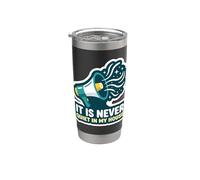 Nunca está tranquilo en mi casa Vaso térmico de acero inoxidable de doble pared