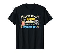 Nunca juzgues un Libro Película Lectura Humor Camiseta