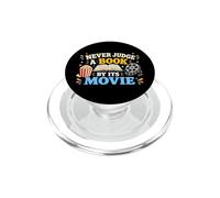 Nunca juzgues un Libro Película Lectura Humor PopSockets PopGrip para MagSafe