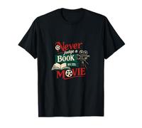 Nunca juzgues un Libro por su diseño de Amante de los Libros de películas Camiseta