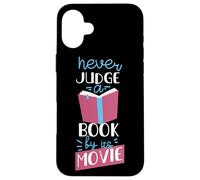 Nunca juzgues un libro por su película Carcasa para iPhone 16 Plus