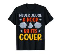 Nunca juzgues una Roca por su Juego de Palabras de geología de Portada Camiseta
