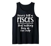 Nunca le digas a un Capricornio Que afloje el Divertido Signo del Zodiaco Camiseta sin Mangas