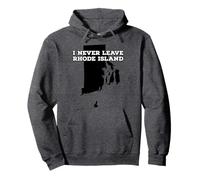 Nunca me voy de Rhode Island Sudadera con Capucha