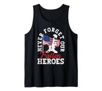Nunca Olvides a Nuestros héroes caídos Divertido conmemorativo del Día de los Veteranos Camiseta sin Mangas