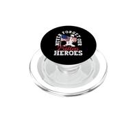 Nunca Olvides a Nuestros héroes caídos Divertido conmemorativo del Día de los Veteranos PopSockets PopGrip para MagSafe