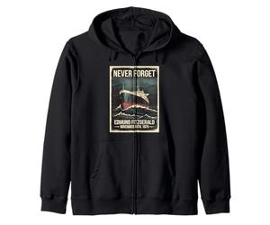 Nunca Olvides Edmund Fitzgerald Stormy Lake Historia marítima Sudadera con Capucha