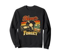 Nunca Olvides el clásico Retro Retroceso de los 80 de Down Memory Lane Sudadera