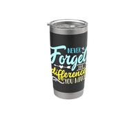 Nunca olvides la diferencia que haces para atrapar bebés partera Vaso térmico de acero inoxidable de doble pared