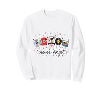 Nunca Olvides la Nostalgia Retro de Teléfono y Cinta Sudadera