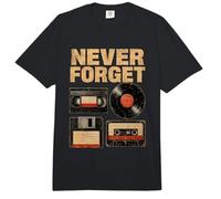 Nunca Olvides los formatos Multimedia Retro, la diversión, la Nostalgia, la Angustia Comfort Colors Adult Heavyweight T-Shirt