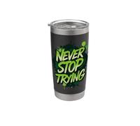 Nunca pare el trying Vaso térmico de acero inoxidable de doble pared