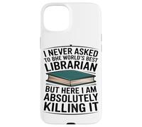 Nunca Pedí Ser El Mejor Bibliotecario del Mundo Amante De Carcasa para iPhone 15 Plus