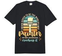 Nunca pedí ser el Pintor de reparación de Pintura Retro del Mundo Comfort Colors Adult Heavyweight T-Shirt