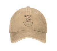 Nunca Pierdas tu Sonrisa Gorra de béisbol para Hombres y Mujeres Sombreros de Mezclilla Desgastados Gorra Vintage al Aire Libre Verano Gorra Suave Snapback