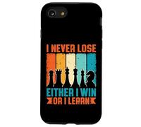 Nunca pierdo, gano o aprendo Divertido Amante del ajedrez Carcasa para iPhone SE (2020) / 7/8