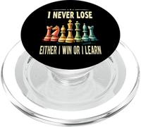 Nunca pierdo la motivación del ajedrez PopSockets PopGrip para MagSafe