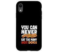 Nunca puedes comer demasiados amantes de los perros calientes Carcasa para iPhone XR
