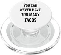 Nunca Puedes Comer demasiados Tacos PopSockets PopGrip para MagSafe