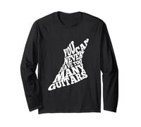 Nunca Puedes Tener demasiadas Guitarras White Explorer Manga Larga
