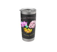 Nunca puedes tener demasiadas orquídeas Vaso térmico de acero inoxidable de doble pared