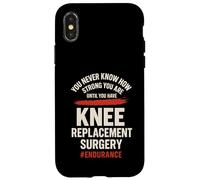 Nunca Sabes lo Fuerte Que Eres hasta Que Tienes Rodilla Carcasa para iPhone X/XS