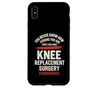 Nunca Sabes lo Fuerte Que Eres hasta Que Tienes Rodilla Carcasa para iPhone XS MAX