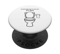 Nunca Sabes lo Que Tienes hasta Que se acabó el Humor PopSockets PopGrip Adhesivo