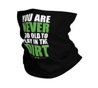 Nunca Se Es Demasiado Viejo para Jugar En La Tierra. Protección Solar Cuello Bufanda Secado Rápido Calentador De Cuello Bandana para Pesca Senderismo Motocicleta