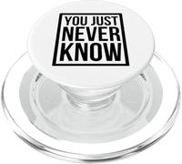 Nunca se sabe un dicho gracioso PopSockets PopGrip para MagSafe