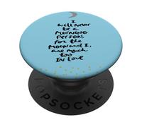 Nunca seré una persona de la mañana PopSockets PopGrip Adhesivo