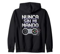 Nunca Sin Mi Mando Retrogaming Regalo Gamer Jugar Consola Sudadera con Capucha